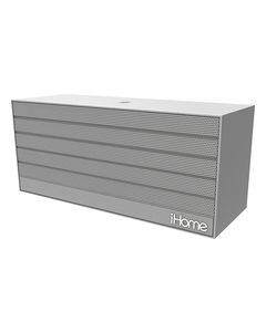 iHome - Rechargeable NFC Bluetooth Stereo Mini Speaker - Silver