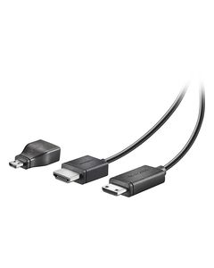 Insignia™ - 6' Mini/Micro HDMI Cable - Black