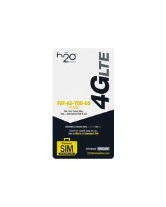 H2O - 3-in-1 Universal SIM Card - Yellow