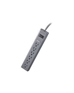 Insignia™ - 6-Outlet Surge Protector - Gray