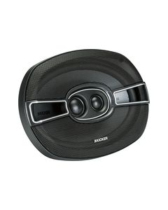 Kicker - KS Series 6" x 9" 3-Way Car Speakers with Polymer Cones (Pair) - Black