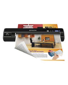 Epson - WorkForce DS-40 Wireless Portable Color Sheetfed Scanner - Black