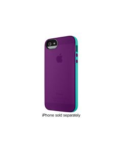 Belkin - Grip Candy Sheer Case for Apple® iPhone® 5 and 5s - Purple/Teal