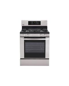 LG - 30" Self-Cleaning Freestanding Gas Range - Stainless Steel