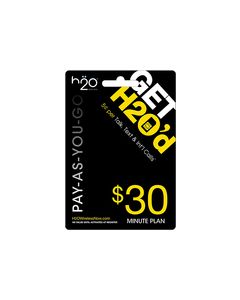 H2O - $30 Top-Up Card - Yellow