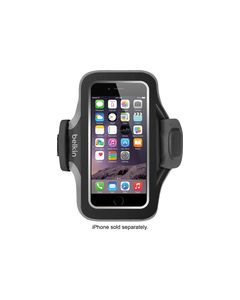 Belkin - Slimfit Plus Armband for Apple® iPhone® 6 Plus and 6s Plus - Black