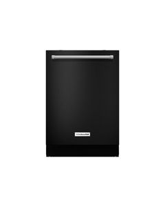 KitchenAid - 24" Tall Tub Built-In Dishwasher - Black