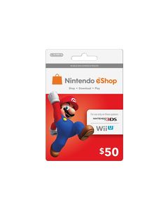 Nintendo - Nintendo eShop Prepaid Card ($50)