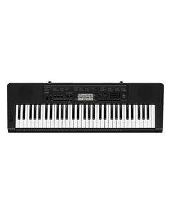 Casio - Portable Keyboard with 61 Full-Size Touch-Sensitive Piano-Style Keys - Black