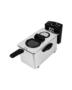 Chef Buddy - 3-1/2-Liter Deep Fryer - Stainless-Steel