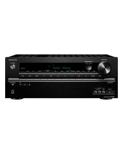 Onkyo - 805W 7.2-Ch. Network-Ready 4K Ultra HD and 3D Pass-Through A/V Home Theater Receiver - Black