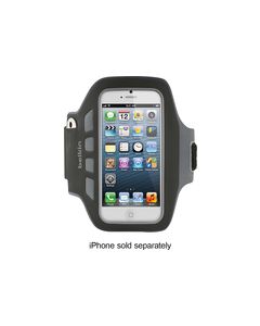 Belkin - EaseFit Plus Armband for Apple® iPhone® 5 - Black