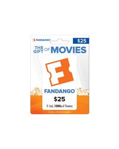 Fandango - $25 Gift Card