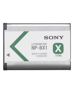 Sony - NP-BX1 Rechargeable Lithium-Ion Battery - Silver