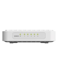 Netgear - 5-Port Gigabit Ethernet Switch - White