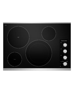 KitchenAid - 30" Built-In Electric Cooktop - Stainless Steel