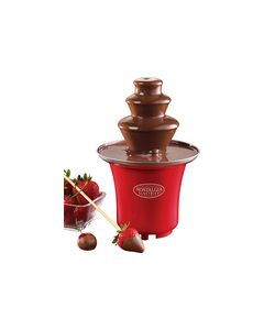 Nostalgia Electrics - Mini Chocolate Fountain - Red/Brown