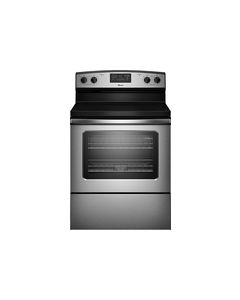 Amana - 4.8 Cu. Ft. Self-Cleaning Freestanding Electric Range - Stainless Steel