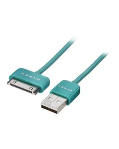 Dynex™ - 3' USB-to-Apple® 30-Pin Charge-and-Sync Cable - Emerald