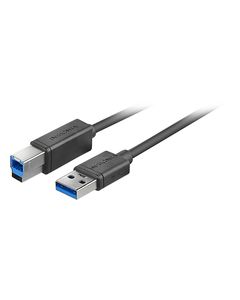 Insignia™ - 3' USB 3.0 A-Male-to-B-Male Cable - Black