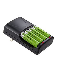 Dynex™ - AA Battery Charger - Black