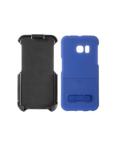 Platinum - Holster Case with Kickstand for Samsung Galaxy S6 edge Cell Phones - Victoria Blue