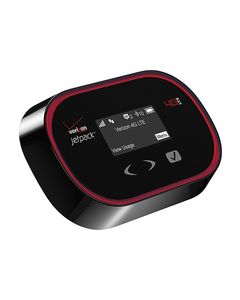 Novatel - Verizon Jetpack MiFi 5510L 4G LTE Mobile Hotspot - Black/Red (Verizon Wireless)