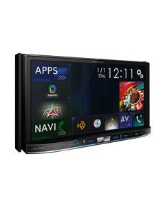 Pioneer - NEX - 7" - Built-In GPS - CD/DVD - Built-In Bluetooth - In-Dash Receiver with Nondetachable Faceplate and Remote - Black