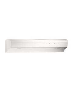 Broan - Allure 36" Convertible Range Hood - White-on-White