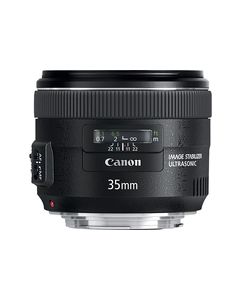 Canon - EF 35mm f/2 IS USM Wide-Angle Lens - Black