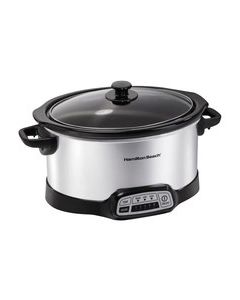 Hamilton Beach - 6-Quart Slow Cooker - Black