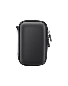 Insignia™ - Deluxe Hard Shell Case for Most Portable Hard Drives - Black