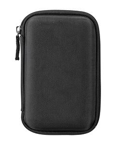 Insignia™ - Hard Shell Case for Most Portable Hard Drives - Black