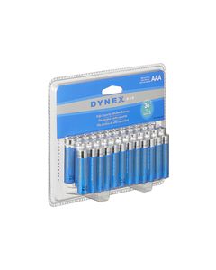 Dynex™ - AAA Batteries (36-Pack) - Blue/Silver