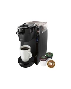 Mr. Coffee - Single-Cup Coffeemaker - Black