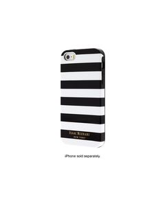 Isaac Mizrahi New York - Monostripe Case for Apple® iPhone® 5 and 5s - Black/White