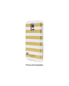 Isaac Mizrahi New York - Case for Samsung Galaxy S 5 Cell Phones - Gold/White