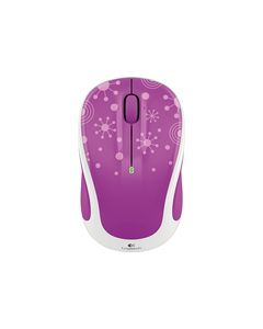 Logitech - M325c Wireless Optical Mouse - Purple Fireworks