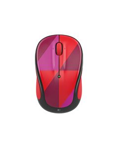 Logitech - M325c Wireless Optical Mouse - Red Harlequin