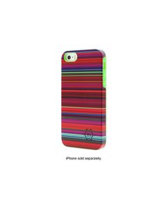 Nanette Lepore - Laser Stripe Case for Apple® iPhone® 5 and 5s - Red