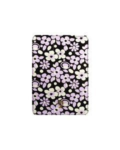 Anna Sui - Pop Flowers Folio Hard Case for Apple® iPad® Air - Black/Purple/White