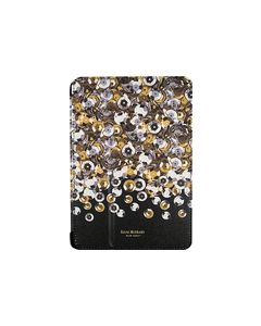 Isaac Mizrahi New York - Folio Hard Case for Apple® iPad® mini, iPad mini 2 and iPad mini 3 - Black/Gold