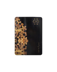 Nanette Lepore - Folio Hard Case for Apple® iPad® Air - Black/Gold