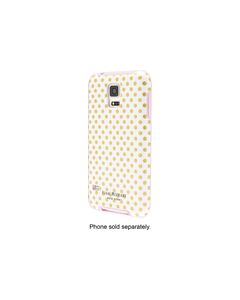 Isaac Mizrahi New York - Case for Samsung Galaxy S 5 Cell Phones - White/Gold