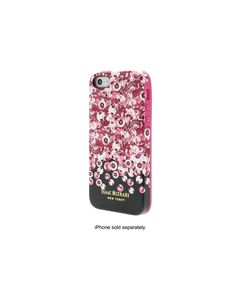 Isaac Mizrahi New York - Glitter Case for Apple® iPhone® 5 and 5s - Pink/Black