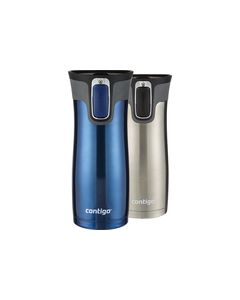 Contigo - AUTOSEAL West Loop 16-Oz. Travel Mugs (2-Count) - Monaco/Stainless-Steel