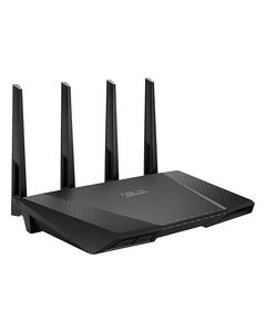 Asus - Extreme Wireless-AC2400 Dual-Band Gigabit Router - Black