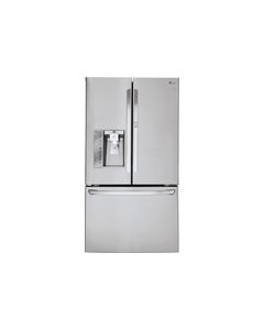 LG - 29.6 Cu. Ft. French Door Refrigerator with Thru-the-Door Ice and Water - Stainless Steel