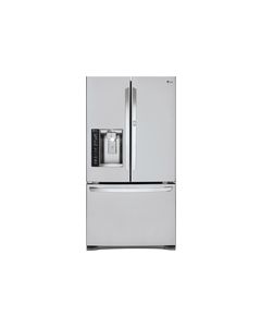 LG - 26.6 Cu. Ft. French Door Refrigerator with Thru-the-Door Ice and Water - Stainless Steel