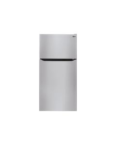 LG - 23.8 Cu. Ft. Top-Freezer Refrigerator - Stainless Steel